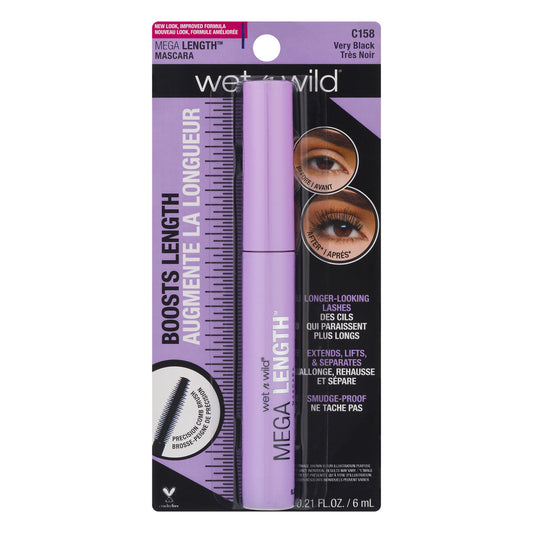 WET N WILD MegaLength Mascara - Very Black
