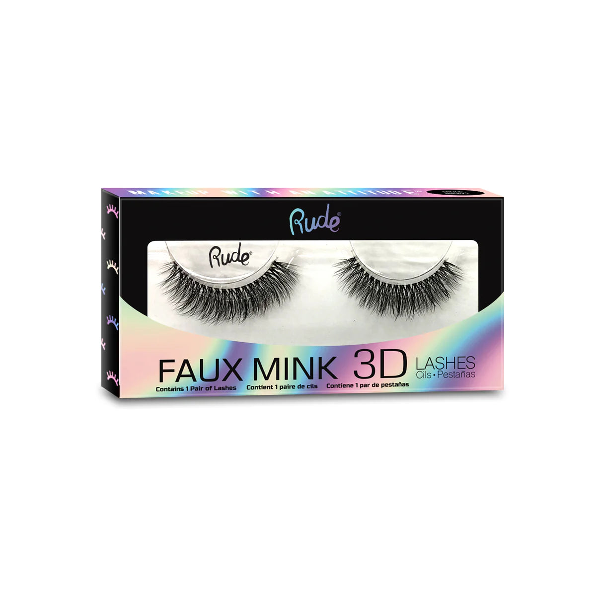 RUDE Faux Mink 3D Lashes
